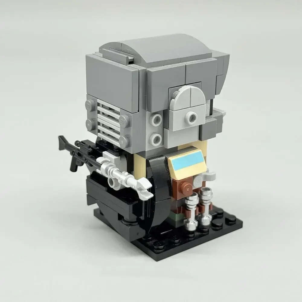 Lego Star Wars 75317 The Mandalorian & The Child Brick Headz + Battle Droid Mini